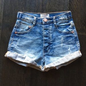 NWOT One Teaspoon Harlet High-waisted Shorts